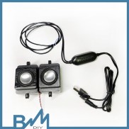 [Mã ELMSM3 giảm 20K đơn bất kì] Combo chế loa vi tính 2x3W